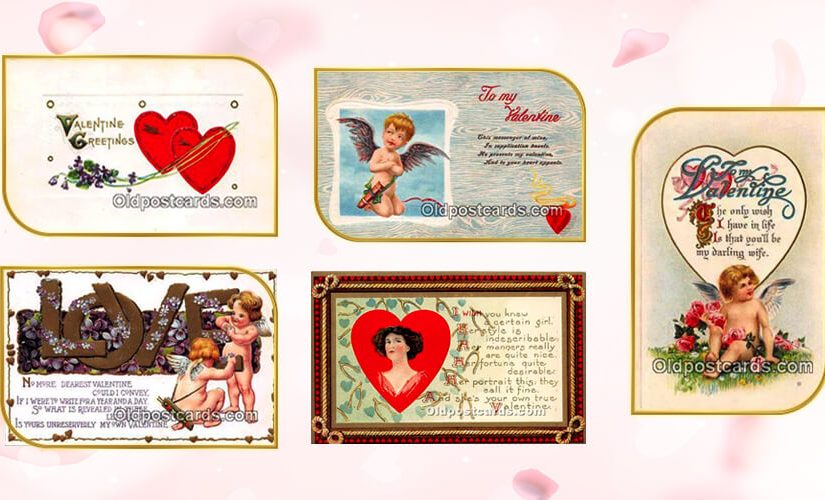 Lovely Valentines Day Postcard for loved one at Old Postcards