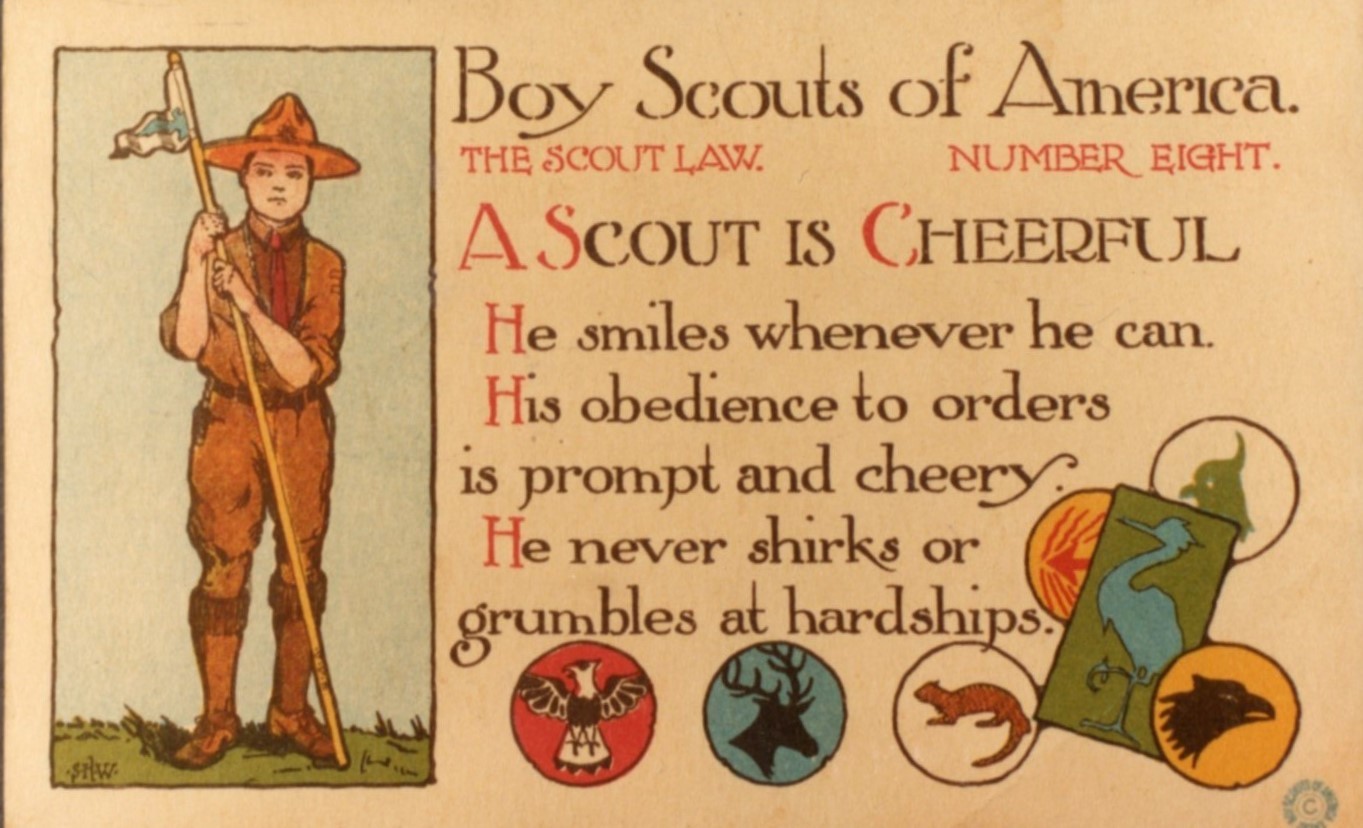 Boy Scout of America Postcard Example