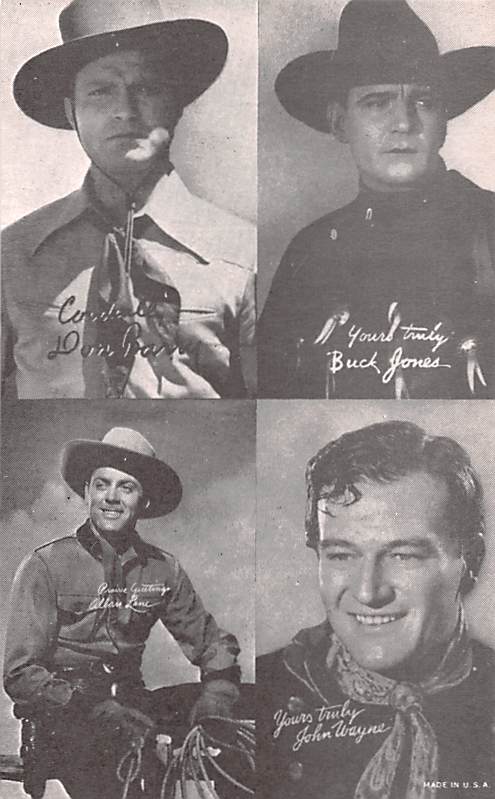 Don Barry, Buck Jones, John Wayne Western Actor Mutoscope ...
