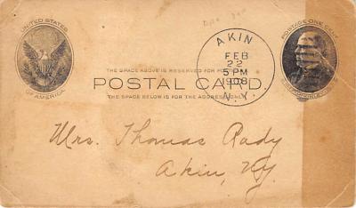 sub054563 - Postal Cards, Late 1800's Post Card