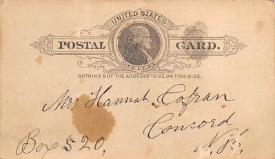 sub054779 - Postal Cards, Late 1800's Post Card
