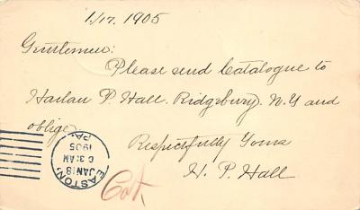 sub055973 - D.P.O. , Discontinued Post Office Post Card