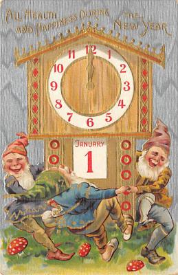 sub057771 - Elves & Gnomes Post Card
