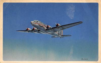 sub060121 - Airplane Post Card