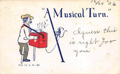 sub064739 - Music Related Post Card