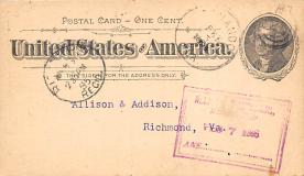 sub054613 - Postal Cards, Late 1800's Post Card