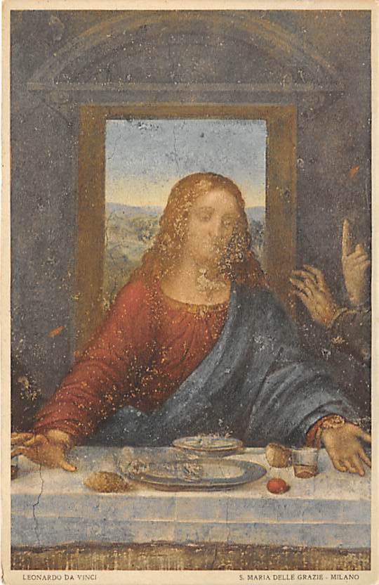Redentore Leonardo da Vinci Religion Postcard | OldPostcards.com
