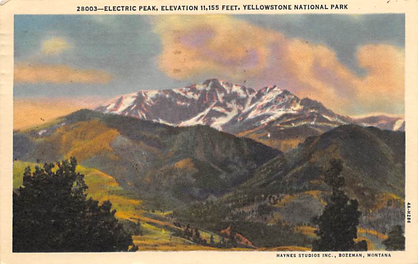 sub065337 - Yellowstone National Park Post Card
