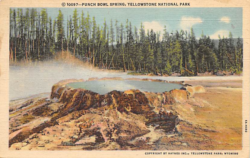 sub065393 - Yellowstone National Park Post Card