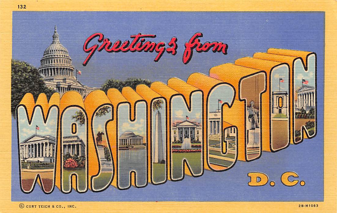 District of Columbia Postcards
