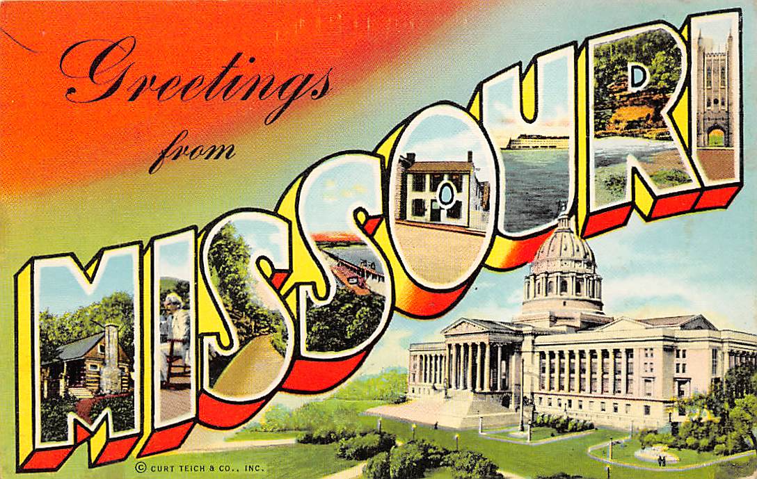 Missouri MO Postcards