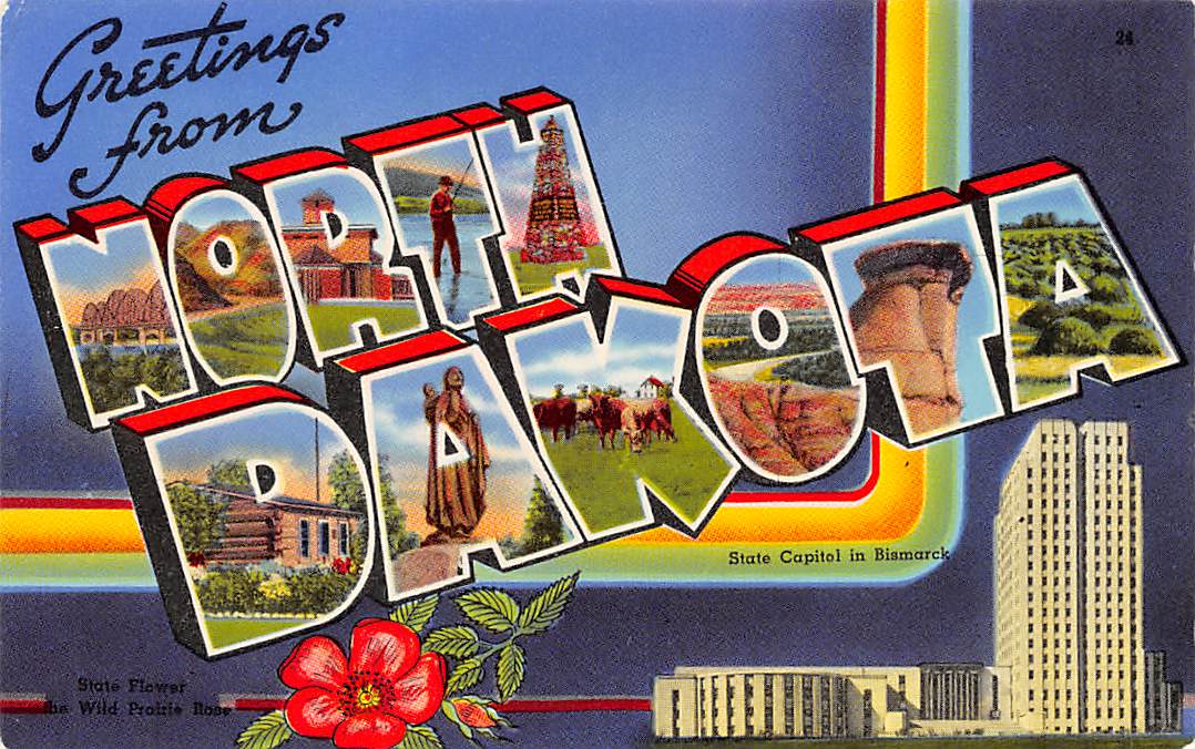 North Dakota ND Postcards