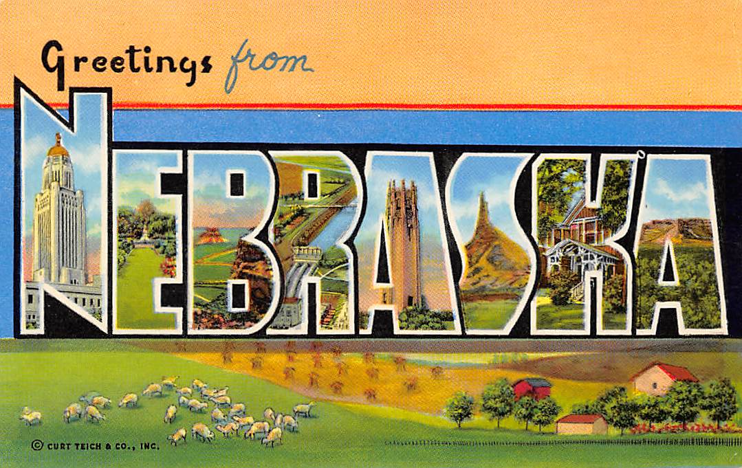 Nebraska NE Postcards