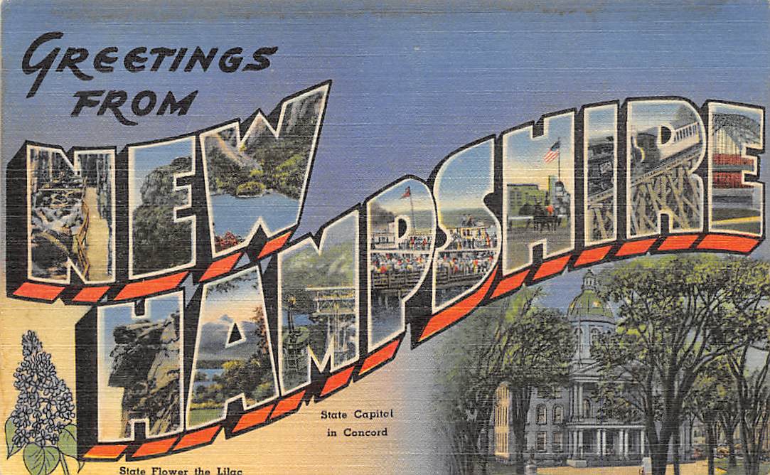 New Hampshire NH Postcards