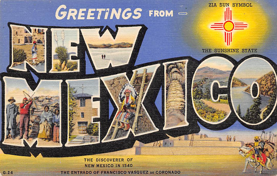 New Mexico NM Postcards