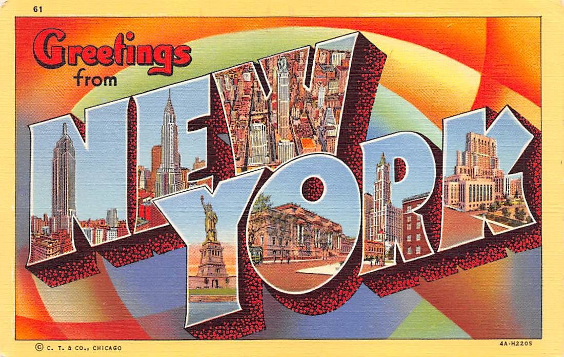 New York NY Postcards