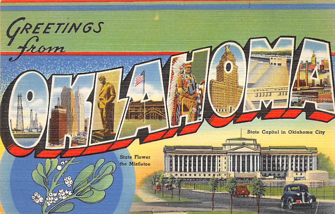 Oklahoma OK Postcards