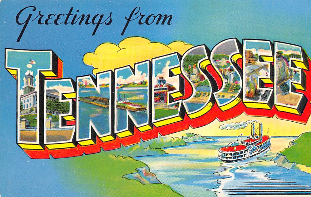 Tennessee TN Postcards