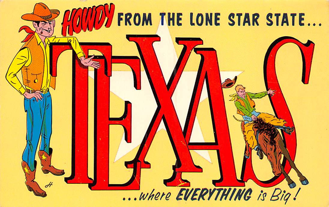 Texas TX Postcards