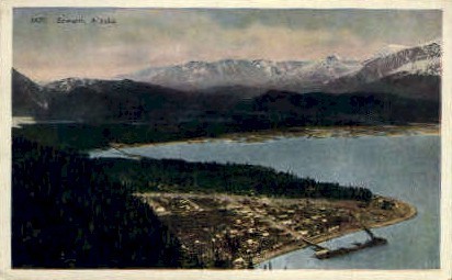 Air View - Seward, Alaska AK Postcard