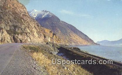 Turnagain Arm in the Fall - Seward, Alaska AK Postcard