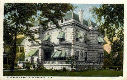 Governor's Mansion - Montgomery, Alabama AL Postcard