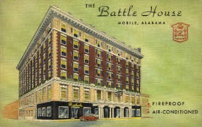 The Battle Hosue - Mobile, Alabama AL Postcard