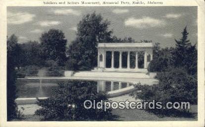 Soldiers' & Sailors Monument - Mobile, Alabama AL Postcard