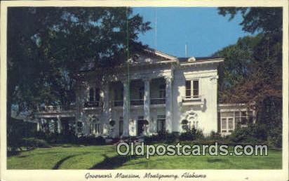 Governor's Mansion - Montgomery, Alabama AL Postcard