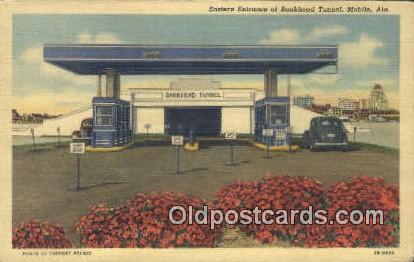 Bankhead Tunnel - Mobile, Alabama AL Postcard
