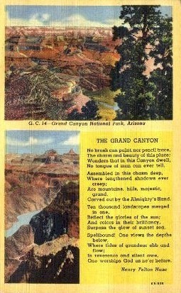 National Park - Grand Canyon National Park, Arizona AZ Postcard