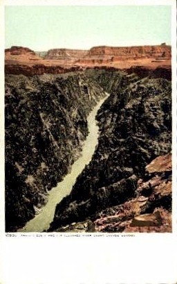 The Colorado River - Grand Canyon National Park, Arizona AZ Postcard