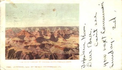 From O'Neill's Point - Grand Canyon National Park, Arizona AZ Postcard