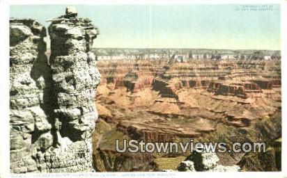 Eroded Column - Grand Canyon, Arizona AZ Postcard