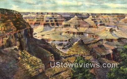 Battleship, El Tovar - Grand Canyon, Arizona AZ Postcard