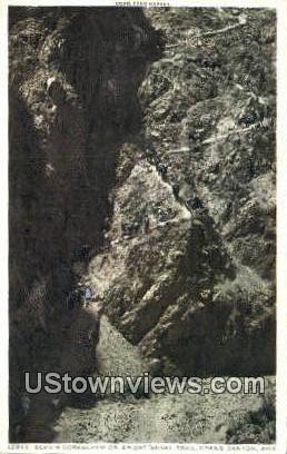 Devil's Corkscrew, Bright Angel Trail - Grand Canyon, Arizona AZ Postcard