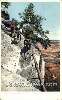 Grand View Trail - Grand Canyon, Arizona AZ Postcard