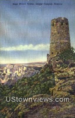 Hopi Watch Tower - Grand Canyon, Arizona AZ Postcard