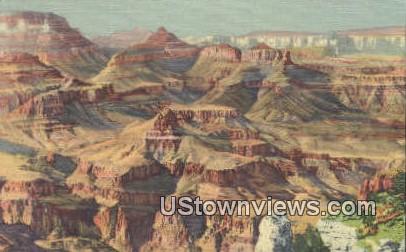 Moran Point - Grand Canyon, Arizona AZ Postcard