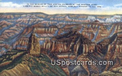 Grand Canyon National Park, AZ Postcard     ;     Grand Canyon National Park, Arizona