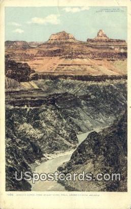 Granite Gorge, Bright Angel Trail - Grand Canyon, Arizona AZ Postcard