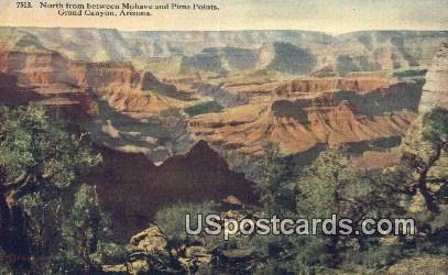 Mohave & Pima Points - Grand Canyon, Arizona AZ Postcard