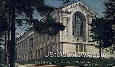 Doe Library, University of California - Berkeley Postcard