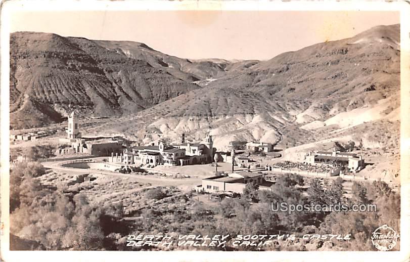 Death Valley Scotty's Castle - California CA Postcard
