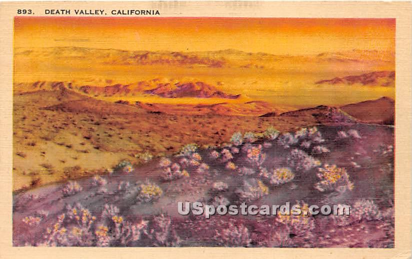 Death Valley, California CA Postcard