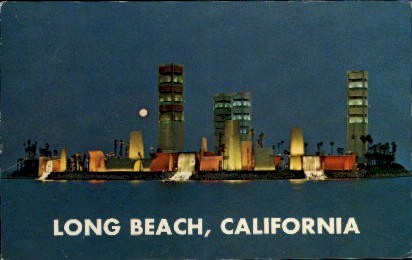 Long Beach - California CA Postcard