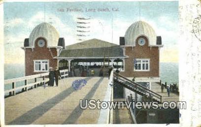 Sun Pavilion - Long Beach, California CA Postcard