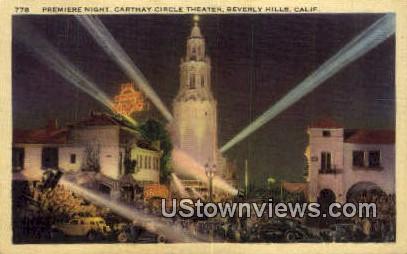 Carthay Circle Theatre - Beverly Hills, California CA Postcard