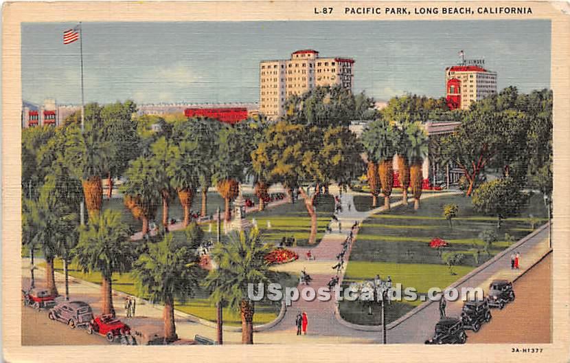 Pacific Park - Long Beach, California CA Postcard