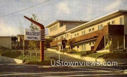 Hillcrest Motel - Oakland, California CA Postcard